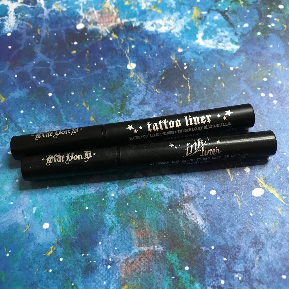 kat von d mini tattoo and ink eyeliners in trooper